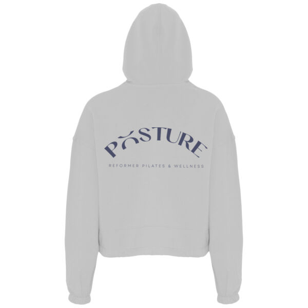Posture Reformer Pilates Oversized Hoodie in Grey Thumbnail