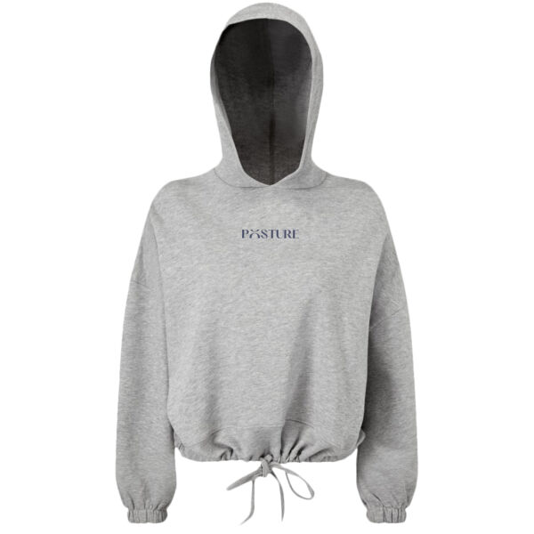 Posture Logo Oversized Hoodie in Grey Thumbnail